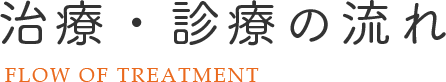 治療・診療の流れ